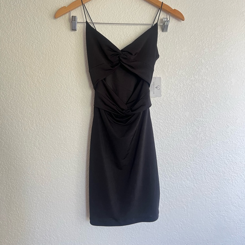 NWT Black Club Mini Dress